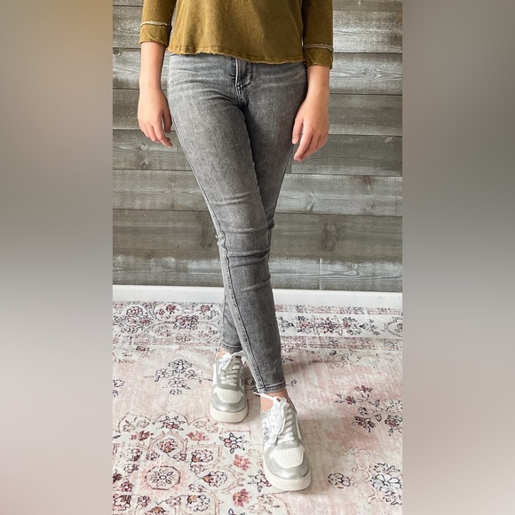 judy blue gray mid rise tummy control top skinny jeans shield pockets JB88862 - Picture 2 of 16